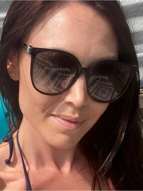 Fendi Black Oversized Cat-Eye Sunglasses